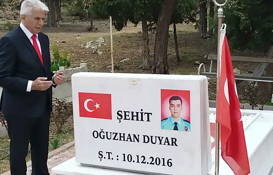 Hüyük'te şehitlikler ziyaret edildi!