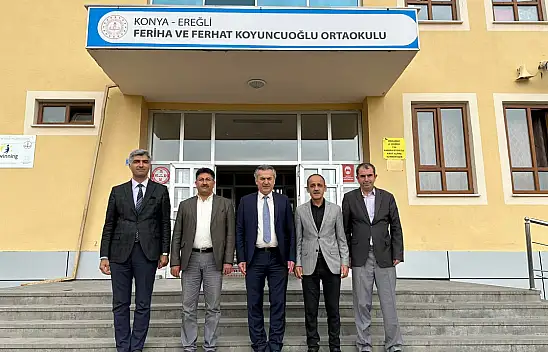 İl Milli Eğitim Müdürü Murat Yiğit'in Ereğli Ziyareti