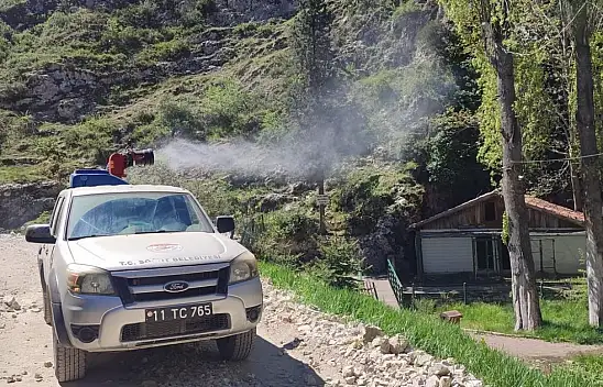 İlaçlama çalışmaları sürdürülüyor 