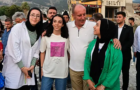 İnce: Deprem bölgesindeki insanlar unutulmasın istiyoruz