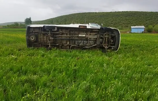 Isparta-Konya kara yolunda kaza