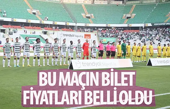 İstanbulspor-Konyaspor maçının bilet fiyatları belli oldu!