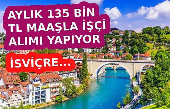 İsviçre işçi alımı için meslek gruplarını belirledi. Aylık 135 bin lira maaş kazanacaklar
