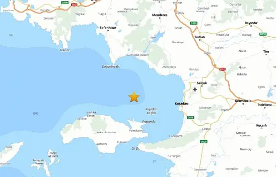 İzmir'de 3.9 büyüklüğünde deprem