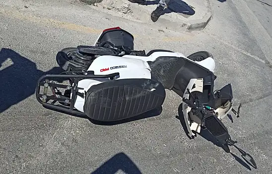 Kamyonetle elektrikli bisiklet çarpıştı: 1 yaralı