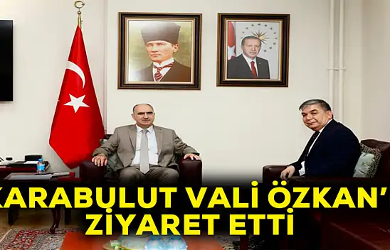 Karabulut, Vali Özkan'ı ziyaret etti.