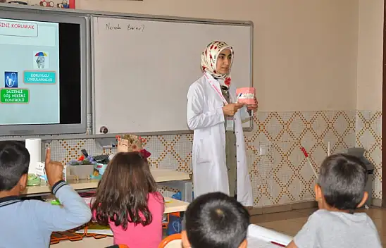 Karaman'da öğrencilere sağlık eğitimi verildi