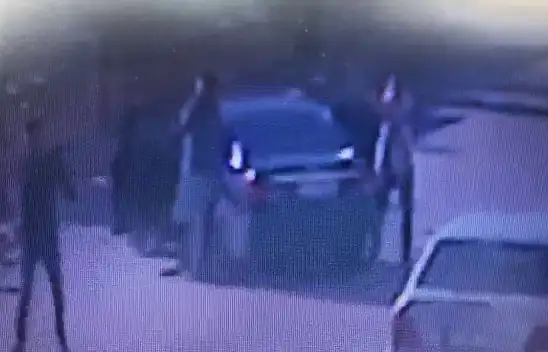 Karaman'da silahlı çatışma kamerada