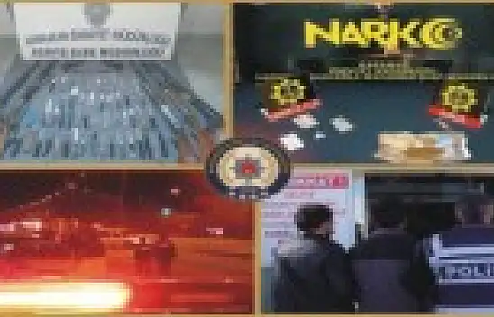 Karaman Emniyeti'nin asayiş, narkotik ve trafik uygulamaları devam ediyor
