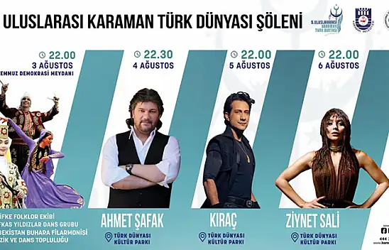 Buna dikkat! Karaman Türk Dünyası Şöleni'ne hazırlanıyor