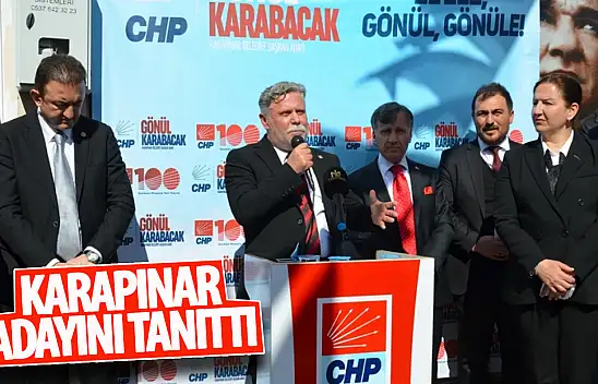 Karapınar belediye başkan adayı Gönül Karabacak'ı CHP tanıttı 
