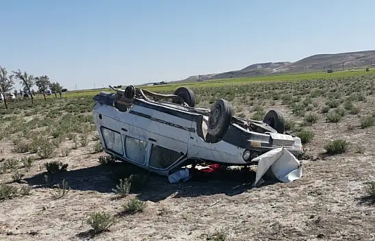 Karapınar'da devrilen araçta 1 kişi yaşamını yitirdi