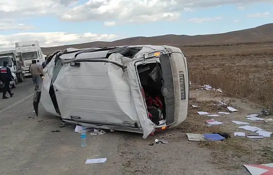 Karapınar'da kaza: Durumu ağır olan bir kişi Konya'ya sevk edildi!