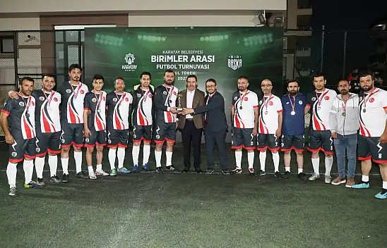 Karatay Belediyesi Birimler Arası Futbol Turnuvası sona erdi