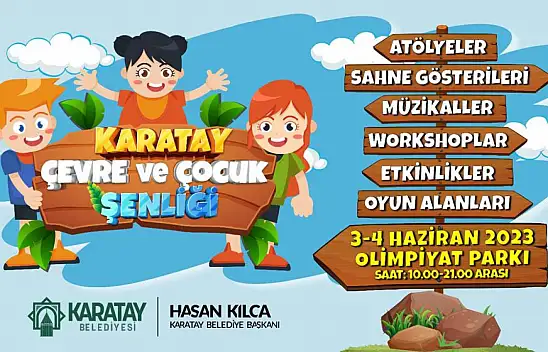 Karatay'da çoçuk şenliği