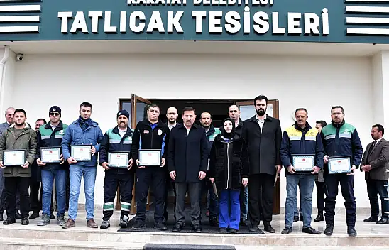 Karatay Belediyesinden Hatay'da görev yapan personellere teşekkür