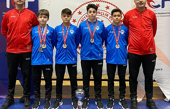 Karatay Trampolin cimnastik takımı, kulüpler arası Türkiye şampiyonası'nda 1. oldu