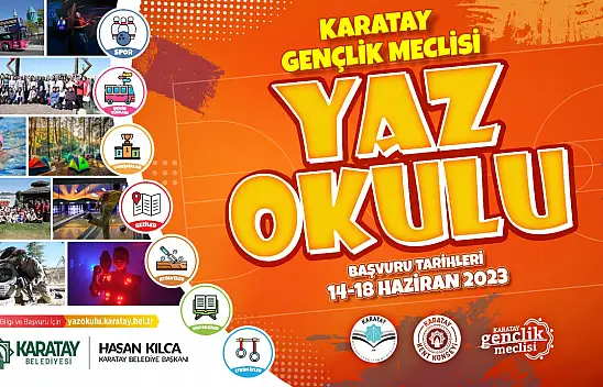 Karatay Yaz okulları başlıyor