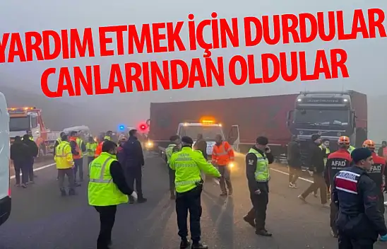 Katliam gibi kazada yürek yakan detay: Yardım etmek için durdular canlarından oldular!
