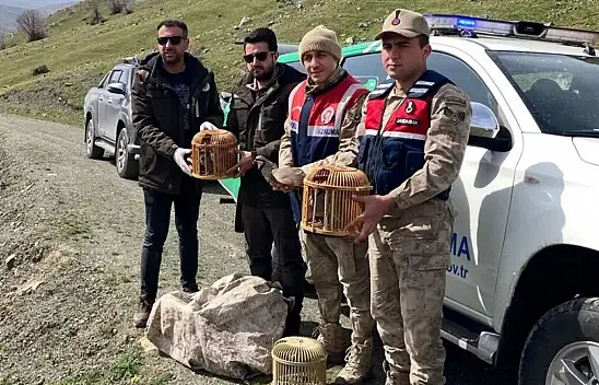 Keklik avlayan kişilere binlerce lira para cezası