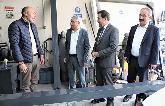 Kılca, Genç ve Selvi sanayi esnafıyla buluştu