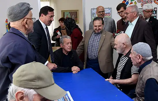 Kılca ve Özdemir, Alzheımer merkezinin ziyaret etti