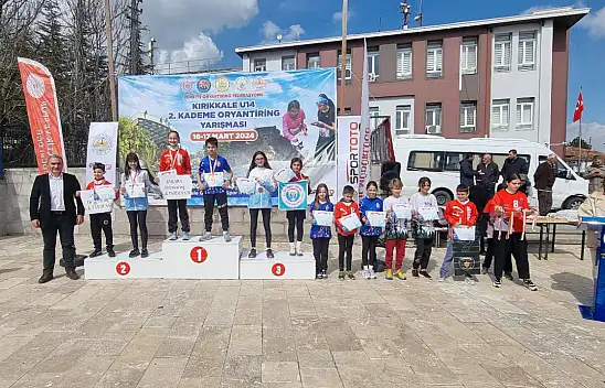 Kırıkkale'de 2'nci Kademe Oryantiring Yarışması Tamamlandı