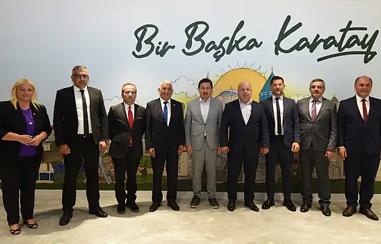 KKTC heyetinden Karatay'a ziyaret