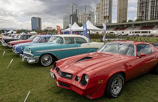 Klasik otomobiller tek bir noktada buluştu