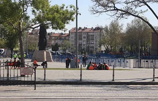 Konya, AK Parti mitingine hazırlanıyor