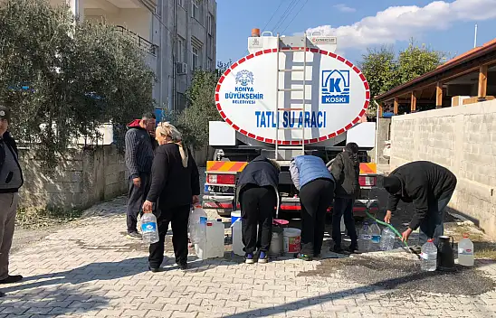 Konya Büyükşehir Belediyesi'nden Hatay'da içme suyu çalışmaları