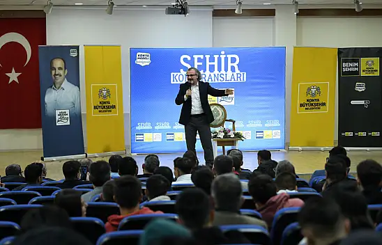 Konya Büyükşehir Belediyesi'nin ilçelerdeki şehir konferansları devam ediyor