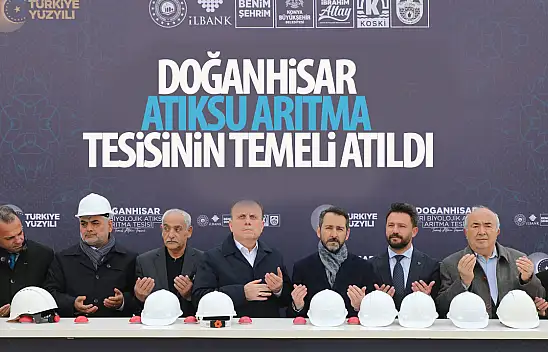  Konya Büyükşehir Doğanhisar'a İleri Biyolojik Atık Su Arıtma Tesisi Kazandırıyor