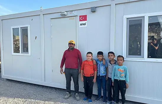 Konya'da 2 mahalleye konteyner ev desteği