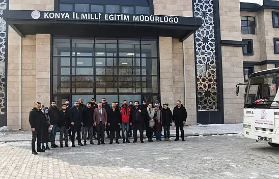 Konya'da 22  psikolojik danışman ve rehberlik öğretmeni Adıyaman'a uğurlandı
