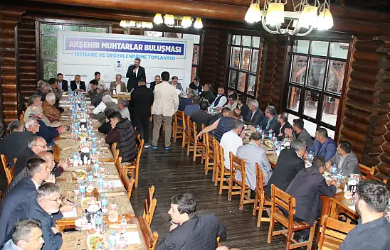 Konya'da  'Akşehir Muhtarlar Buluşması' gerçekleştirildi