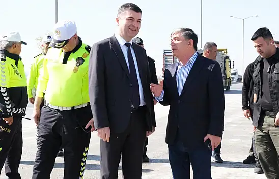 Konya'da araç denetimlerine Trafik Başkanı Muhittin Ayhan'da katıldı