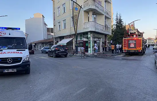 Konya'da bir evde çıkan yangından 3 kişi yaralandı