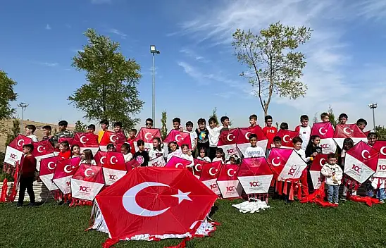 Konya'da bu okulda uçurtma şenliği düzenlendi