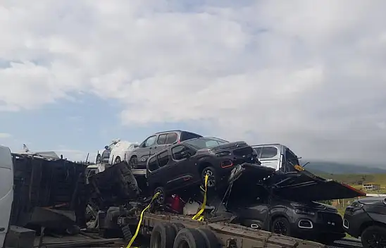 Konya'da büyük kaza: Yollar ulaşıma kapatıldı