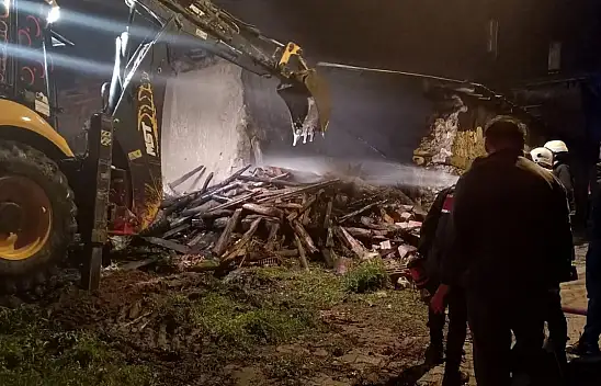 Konya'da büyük yangın