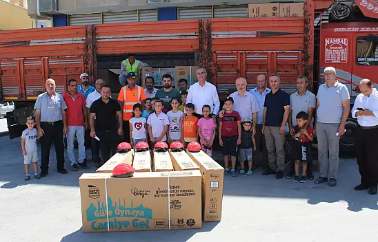 Konya'da çocuklara ücretsiz bisiklet dağıtıldı