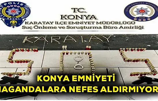 Konya'da düğün magandalarına yönelik sıkı denetim sürüyor