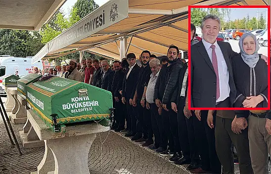 Konya'da evlatları tarafından öldürülen anne ve baba toprağa verildi