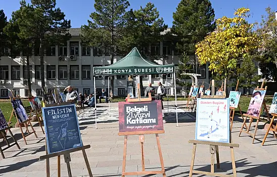 Konya'da Filistin zulmünü anlatan fotoğraf sergisi açıldı!
