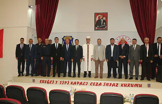 Konya'da hafız olan hükümlü için icazet töreni gerçekleştirildi