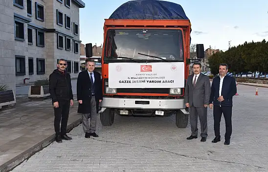 Konya'da halk eğitim merkezlerinde Gazze için insani yardım malzemesi hazırlandı!