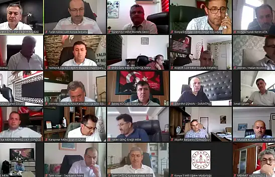 Konya'da ilçe milli eğitim müdürleri toplantısı yapıldı