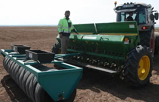 Konya'da ilk defa alternatif ürün olarak anason ekildi