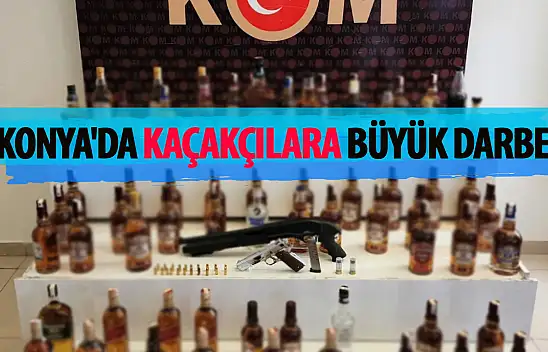 Konya'da kaçakçılara büyük darbe: 15 gözaltı!